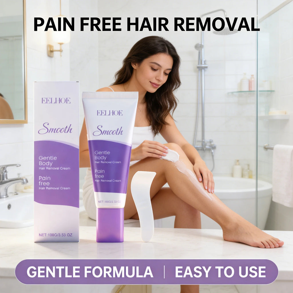 Hair Removal Cream Moisturizing Gentle Remove Hair Relieve Discomfort Smoothing Firming Skin Refreshing Body Hair Removal Lotion