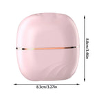 2026 New Mini Straightener Rechargeable Portable Hair Straightener Brush Anti-Scald Shell Cordless USB Charging Straighteners